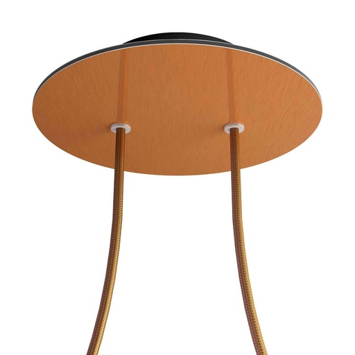 [8050997078171] Rose-One rosette round, diameter 200 mm with 2 holes and 4 side holes