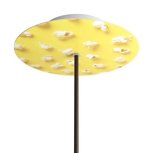 [8057730842341] Rose-One round rosette, diameter 200 mm with 1 hole and 4 holes