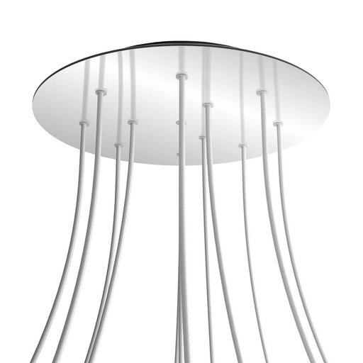 [8050997069919] Rosone XXL Rose-One rotondo, diametro 400 mm con 12 fori e 4 fori