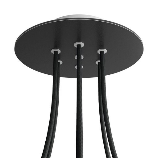 [8057730843898] Rosone Rose-One rotondo, diametro 200 mm con 7 fori e 4 fori laterali
