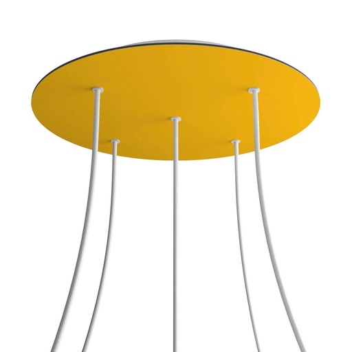 [8050997073688] Rose-One XXL rosette round, diameter 400 mm with 5 holes and 4 holes