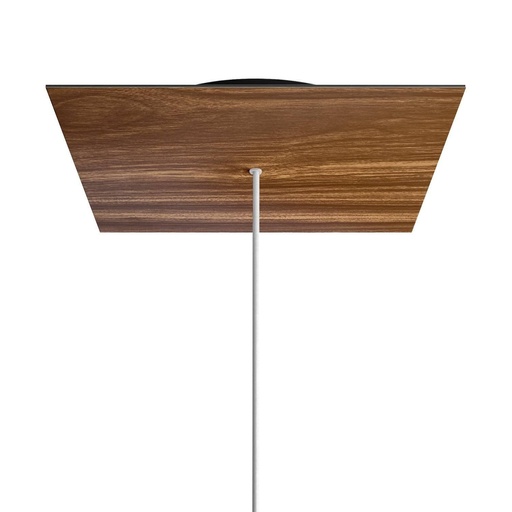 [8050997068790] XXL Rose-One square rosette, 400 mm with 1 hole and 4 side holes
