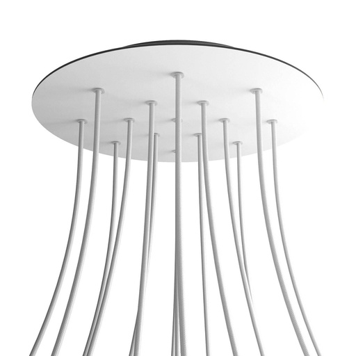 [8050997075705] Rose-One XXL rosette round, 400 mm diameter with 15 holes and 4 holes
