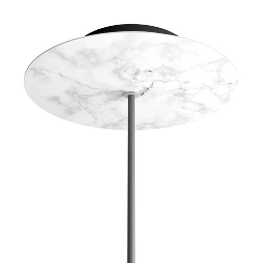 [8050997076788] Rosone Rose-One rotondo, diametro 200 mm con 1 foro e 4 fori laterali