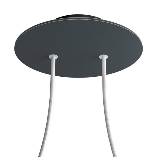 [8050997069148] Rosone Rose-One rotondo, diametro 200 mm con 2 fori e 4 fori laterali