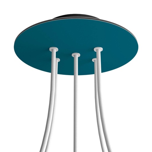 [8050997071028] Rose-One rosette round, diameter 200 mm with 5 holes and 4 side holes
