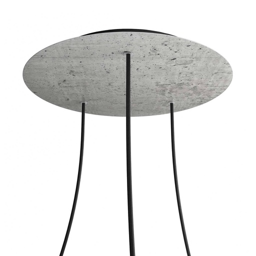 [8050997077426] Rose-One XXL rosette round, 400 mm diameter with 3 holes and 4 holes