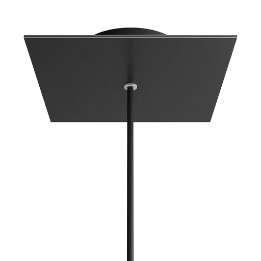 [8050997075941] Rose-One square rosette, 200 mm with 1 hole and 4 side holes