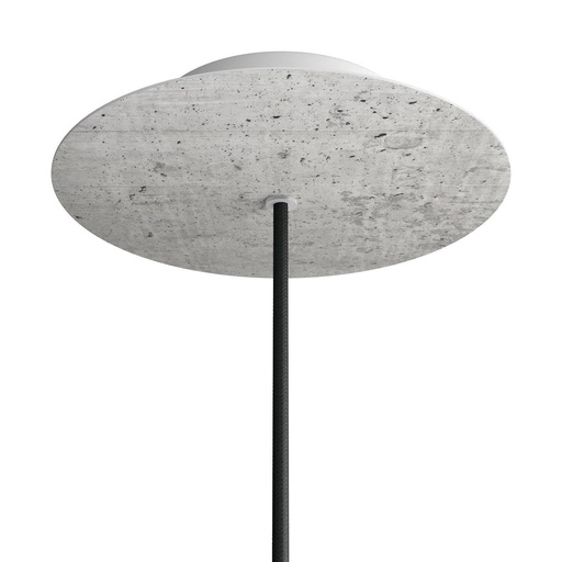 [8057730842310] Rosone Rose-One rotondo, diametro 200 mm con 1 foro e 4 fori laterali