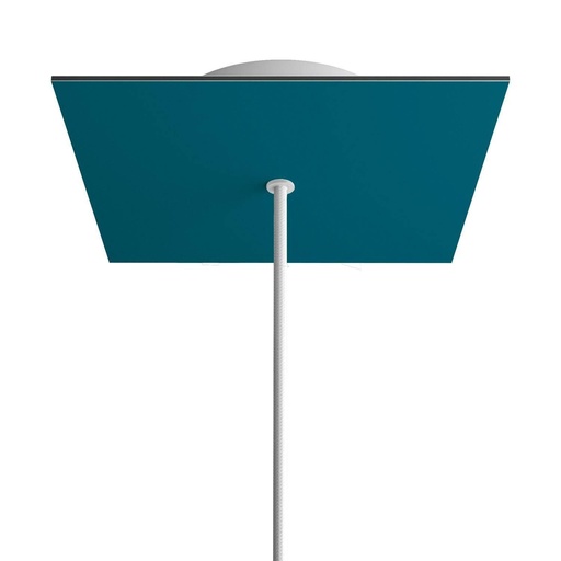 [8050997074425] Rose-One square rosette, 200 mm with 1 hole and 4 side holes
