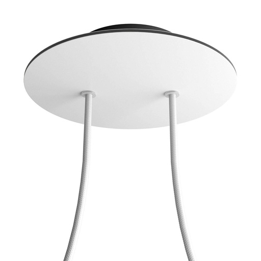 [8050997075415] Rosone Rose-One rotondo, diametro 200 mm con 2 fori e 4 fori laterali