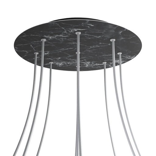 [8050997076573] Rose-One XXL rosette round, 400 mm diameter with 9 holes and 4 holes