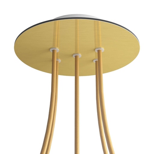 [8057730862530] Rose-One rosette round, diameter 200 mm with 5 holes and 4 side holes