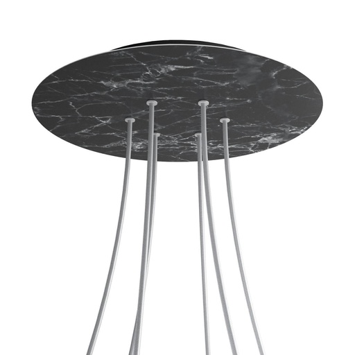 [8050997076559] Rose-One XXL rosette round, 400 mm diameter with 6 holes and 4 holes