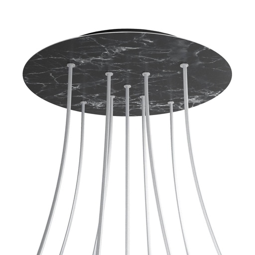 [8050997076580] Rose-One XXL rosette round, diameter 400 mm with 9 X and 4 holes