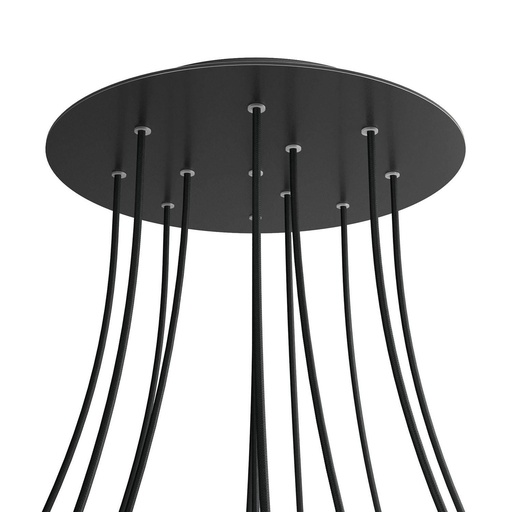 [8050997076146] Rose-One XXL rosette round, diameter 400 mm with 12 holes and 4 holes