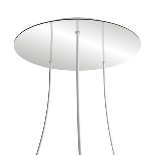 [8050997073190] Rose-One XXL rosette round, 400 mm diameter with 3 holes and 4 holes