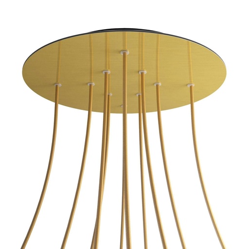 [8050997077976] Rose-One XXL rosette round, 400 mm diameter with 10 holes and 4 holes