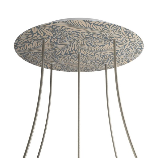 [8057730845366] Rose-One XXL rosette round, diameter 400 mm with 5 holes and 4 holes