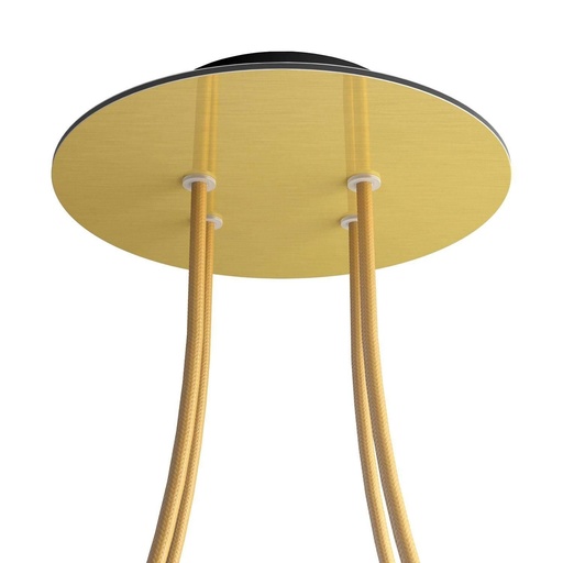 [8050997077747] Rose-One rosette round, diameter 200 mm with 4 holes and 4 side holes