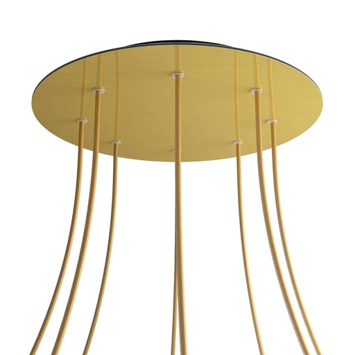 [8050997077945] Rose-One XXL rosette round, diameter 400 mm with 8 holes and 4 holes