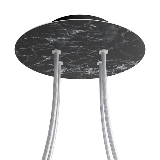 [8050997076368] Rose-One rosette round, diameter 200 mm with 4 holes and 4 side holes