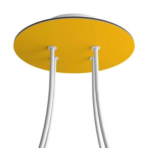 [8050997073312] Rose-One rosette round, diameter 200 mm with 4 holes and 4 side holes