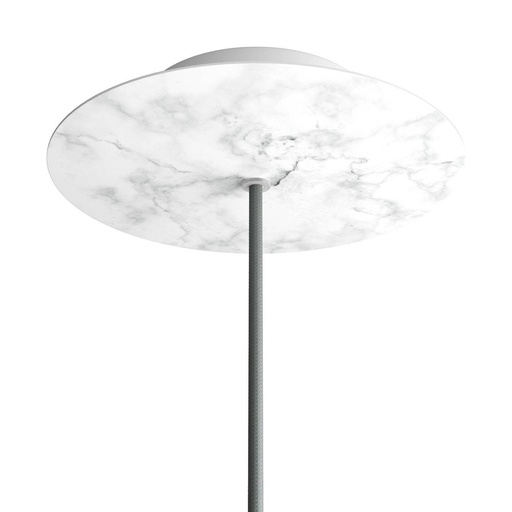 [8057730842303] Rosone Rose-One rotondo, diametro 200 mm con 1 foro e 4 fori laterali