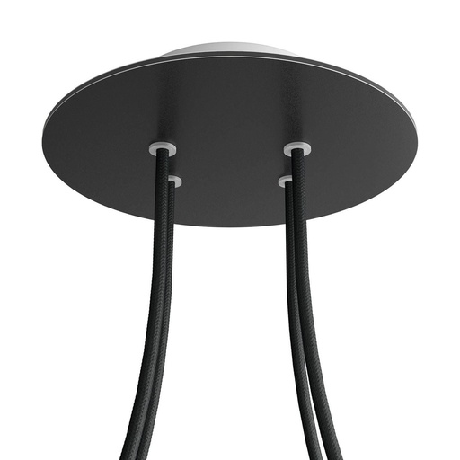 [8057730843201] Rose-One rosette round, diameter 200 mm with 4 holes and 4 side holes