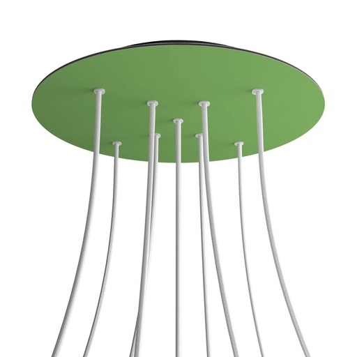 [8050997071882] Rose-One XXL rosette round, diameter 400 mm with 9 X and 4 holes