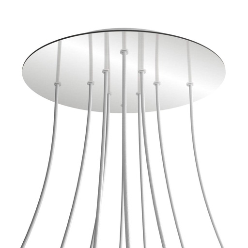 [8050997073121] Rose-One XXL rosette round, 400 mm diameter with 10 holes and 4 holes