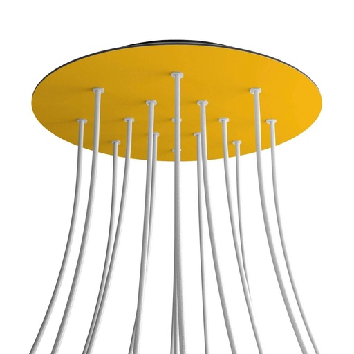 [8050997070397] Rose-One XXL rosette round, 400 mm diameter with 15 holes and 4 holes