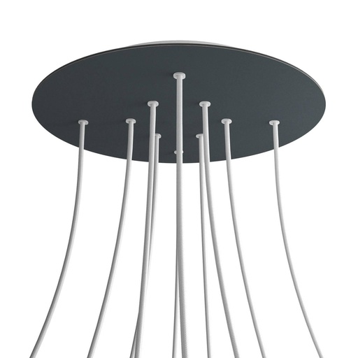 [8050997072667] Rose-One XXL rosette round, 400 mm diameter with 10 holes and 4 holes