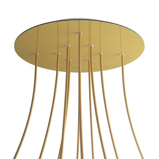 [8057730861816] Rose-One XXL rosette round, 400 mm diameter with 10 holes and 4 holes
