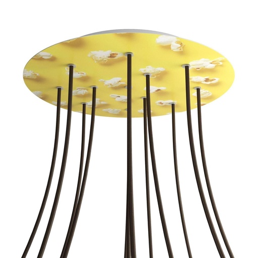 [8057730846943] Rose-One XXL rosette round, diameter 400 mm with 12 holes and 4 holes