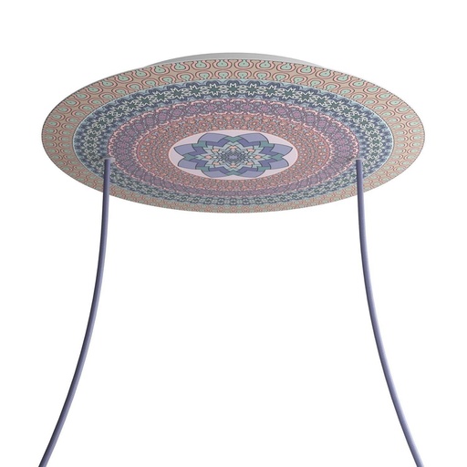 [8057730844451] Rose-One XXL rosette round, diameter 400 mm with 2 holes and 4 holes