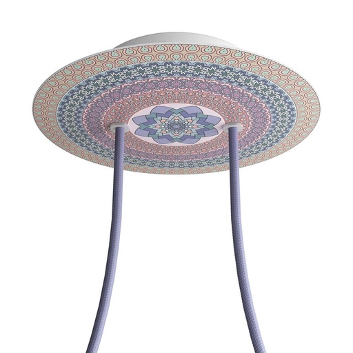 [8057730842617] Rose-One round rosette, diameter 200 mm with 2 holes and 4 holes