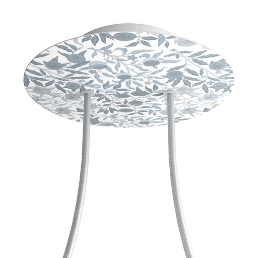 [8057730842594] Rose-One round rosette, diameter 200 mm with 2 holes and 4 holes