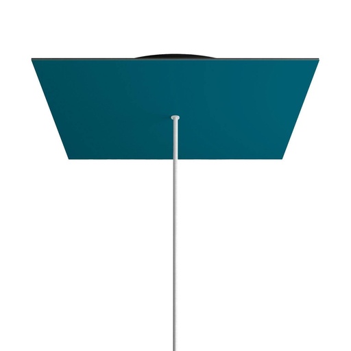 [8050997071097] Rosone XXL Rose-One quadrato, 400 mm con 1 foro e 4 fori laterali