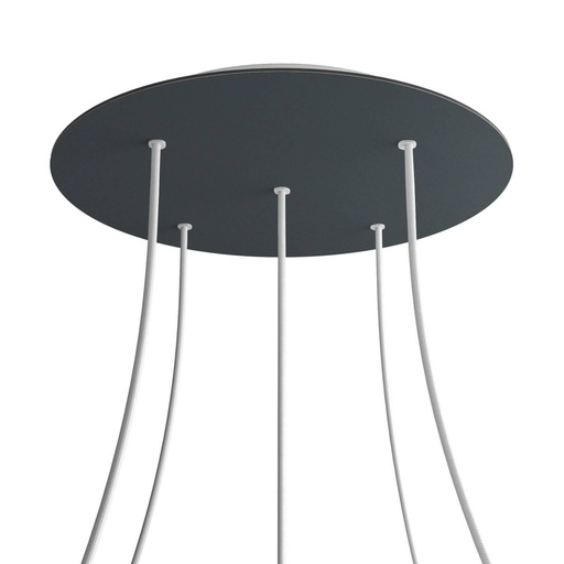 [8050997072766] Rose-One XXL rosette round, diameter 400 mm with 5 holes and 4 holes