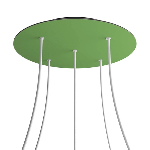[8050997071844] Rose-One XXL rosette round, diameter 400 mm with 5 holes and 4 holes