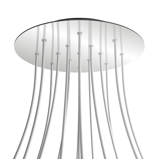 [8050997069933] Rose-One XXL rosette round, 400 mm diameter with 15 holes and 4 holes