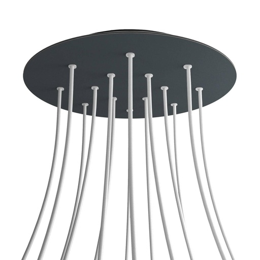 [8050997069469] Rose-One XXL rosette round, diameter 400 mm with 14 holes and 4 bores