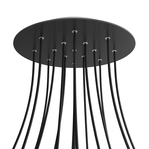 [8057730847346] Rose-One XXL rosette round, 400 mm diameter with 15 holes and 4 holes