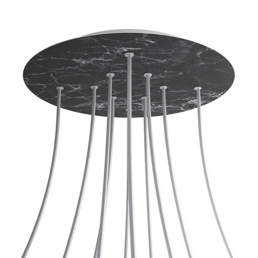 [8057730846660] Rose-One XXL rosette round, 400 mm diameter with 10 holes and 4 holes