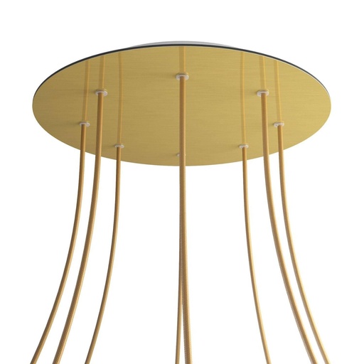 [8057730861724] Rose-One XXL rosette round, diameter 400 mm with 8 holes and 4 holes