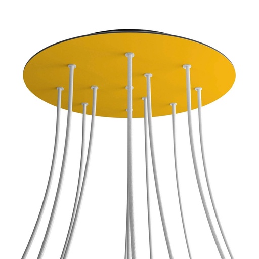 [8050997070373] Rose-One XXL rosette round, diameter 400 mm with 12 holes and 4 holes