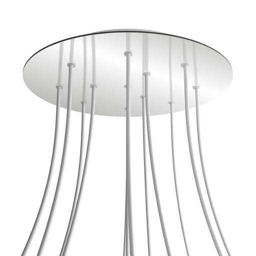 [8050997073138] Rose-One XXL rosette round, diameter 400 mm with 12 holes and 4 holes