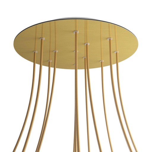 [8057730861847] Rose-One XXL rosette round, diameter 400 mm with 12 holes and 4 holes