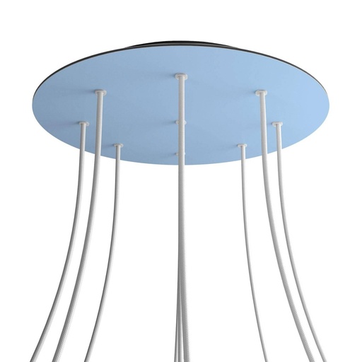 [8050997070953] Rose-One XXL rosette round, 400 mm diameter with 9 holes and 4 holes